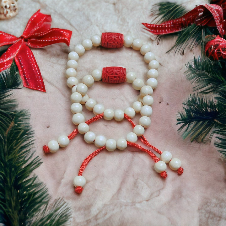 Combo Vòng Tay Dâu Tằm Lu Thông Chu Sa Mẹ Và Bé - Thắng Giang