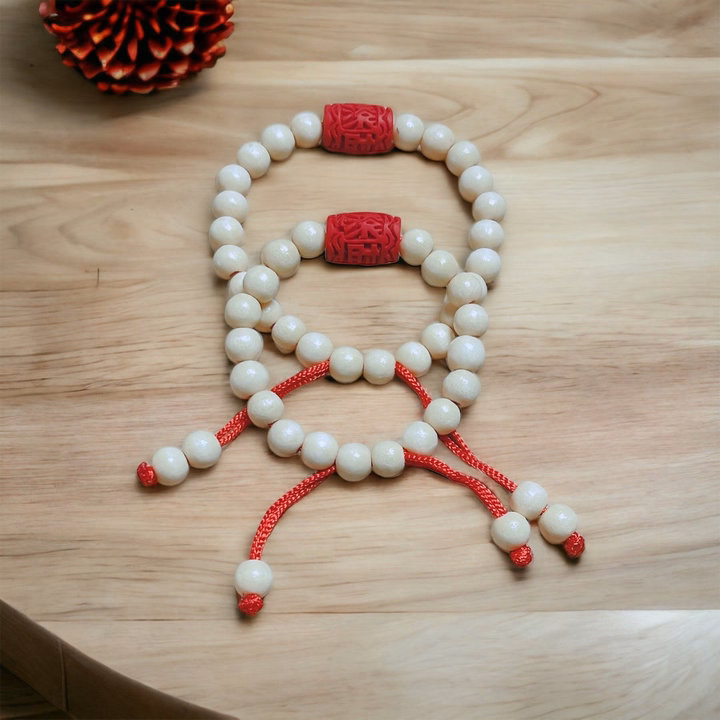 Combo Vòng Tay Dâu Tằm Lu Thông Chu Sa Mẹ Và Bé - Thắng Giang - Ảnh 2