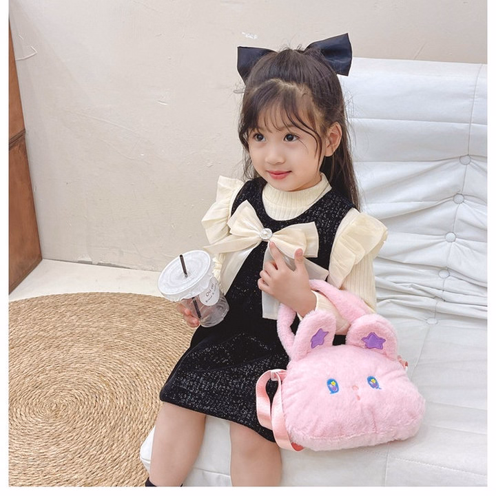 Túi Thỏ Bông Đính Sao Đeo Chéo Thời Trang Lolita Siêu Cute Kèm Quai Xách - Dmastore - Ảnh 4