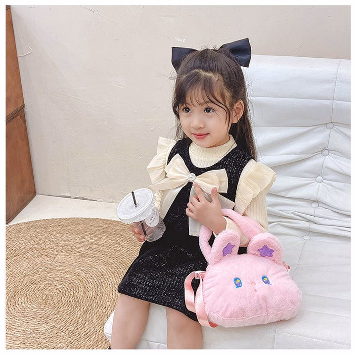 Túi Thỏ Bông Đính Sao Đeo Chéo Thời Trang Lolita Siêu Cute Kèm Quai Xách - Dmastore - Ảnh 10