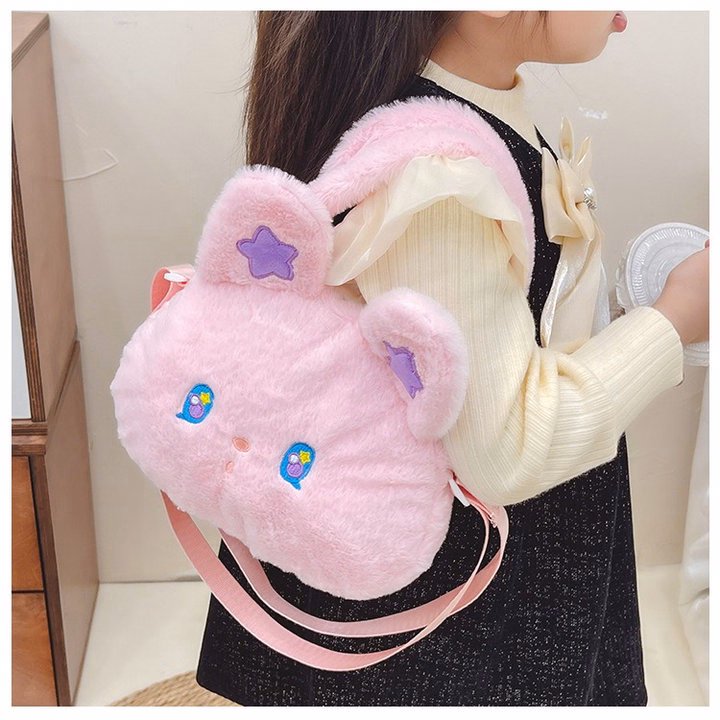 Túi Thỏ Bông Đính Sao Đeo Chéo Thời Trang Lolita Siêu Cute Kèm Quai Xách - Dmastore - Ảnh 11