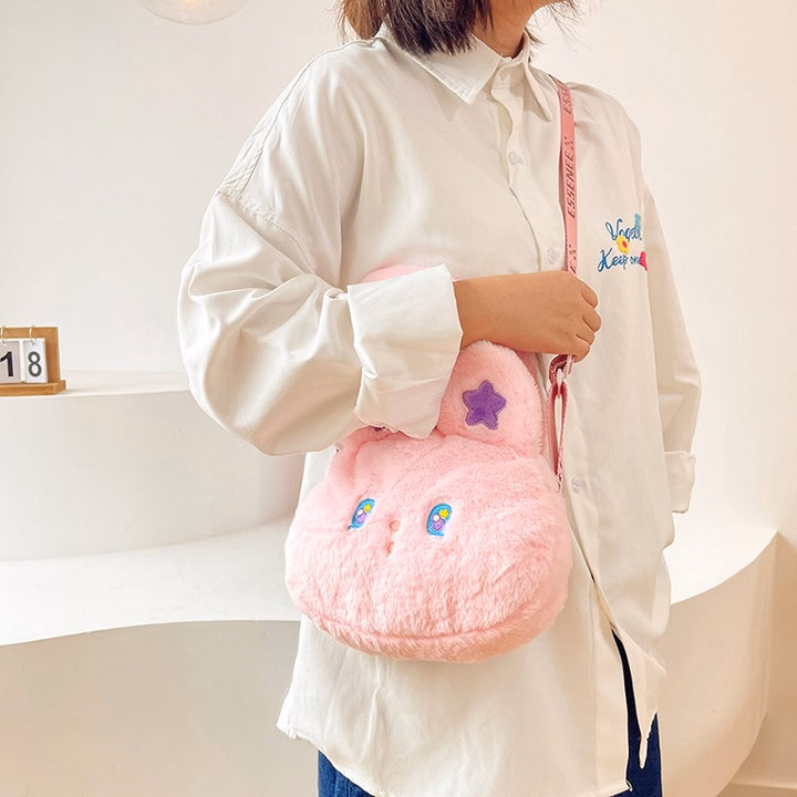 Túi Thỏ Bông Đính Sao Đeo Chéo Thời Trang Lolita Siêu Cute Kèm Quai Xách - Dmastore - Ảnh 18