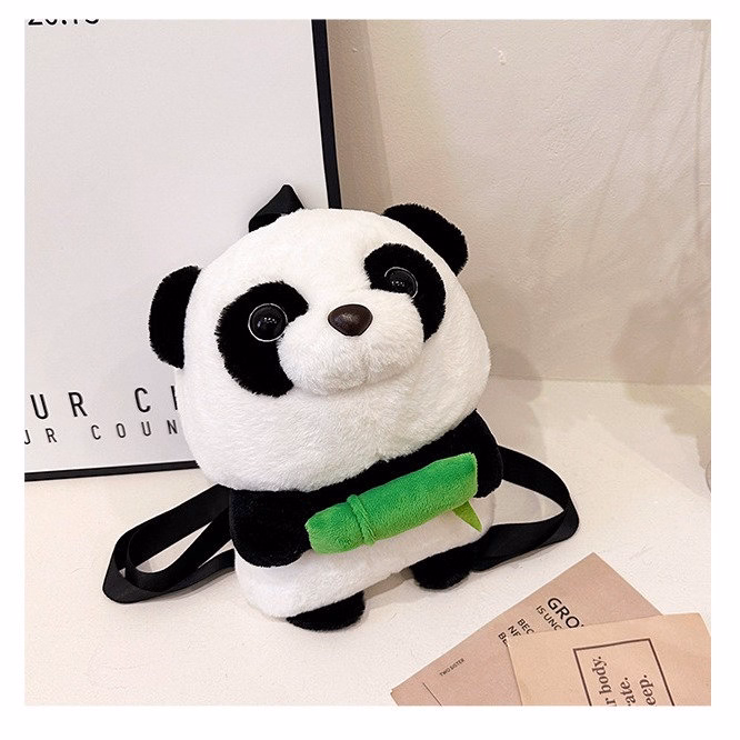 Balo Gấu Trúc Panda Ôm Ống Trúc Nhồi Bông Size Lớn Đáng Yêu Đựng Ipad - Dmastore