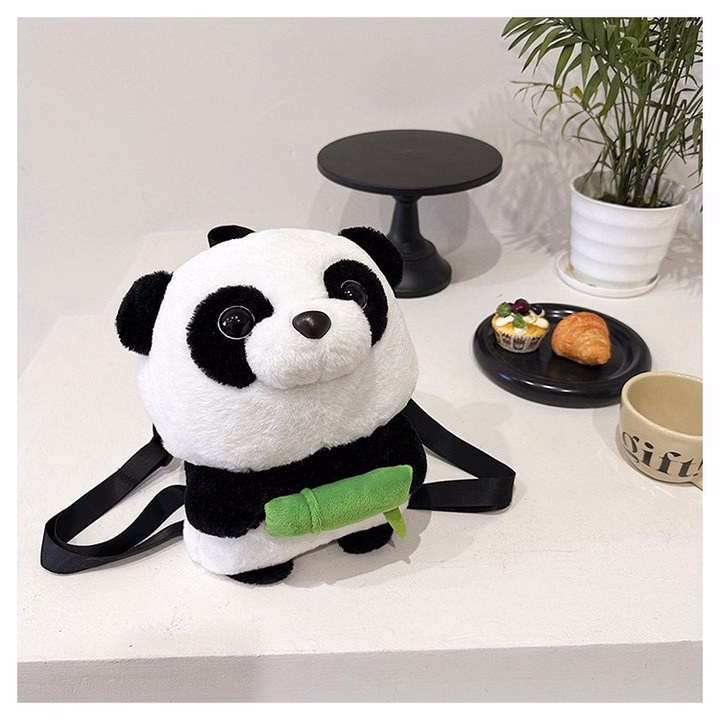 Balo Gấu Trúc Panda Ôm Ống Trúc Nhồi Bông Size Lớn Đáng Yêu Đựng Ipad - Dmastore - Ảnh 4