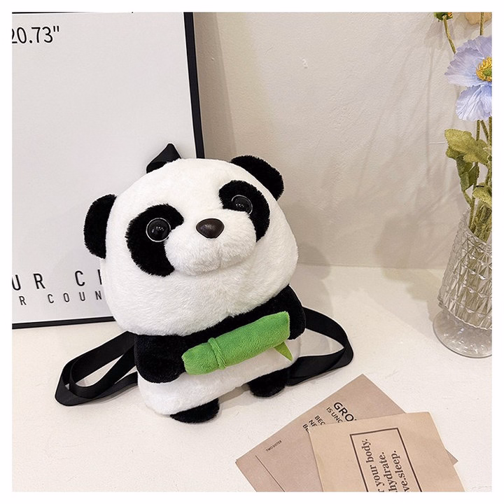 Balo Gấu Trúc Panda Ôm Ống Trúc Nhồi Bông Size Lớn Đáng Yêu Đựng Ipad - Dmastore - Ảnh 6