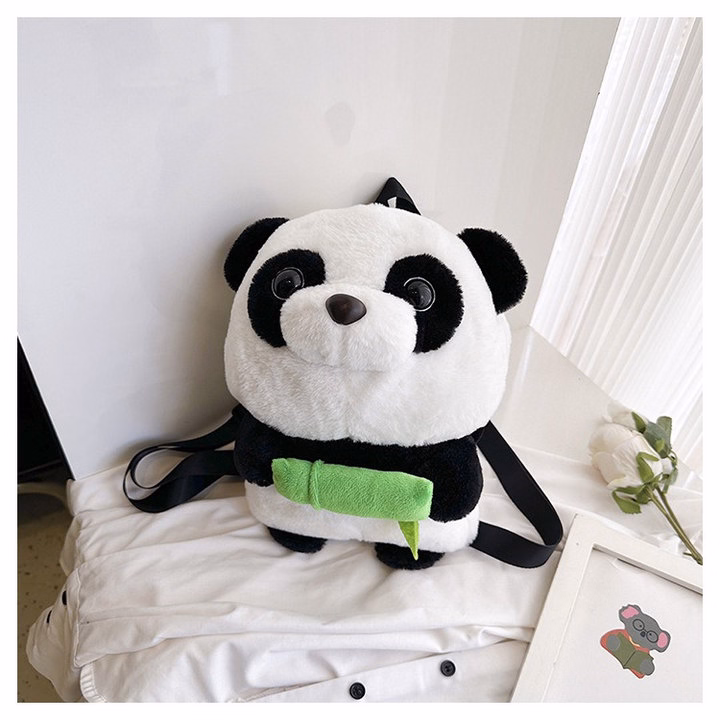 Balo Gấu Trúc Panda Ôm Ống Trúc Nhồi Bông Size Lớn Đáng Yêu Đựng Ipad - Dmastore - Ảnh 3