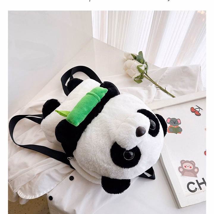 Balo Gấu Trúc Panda Ôm Ống Trúc Nhồi Bông Size Lớn Đáng Yêu Đựng Ipad - Dmastore - Ảnh 8
