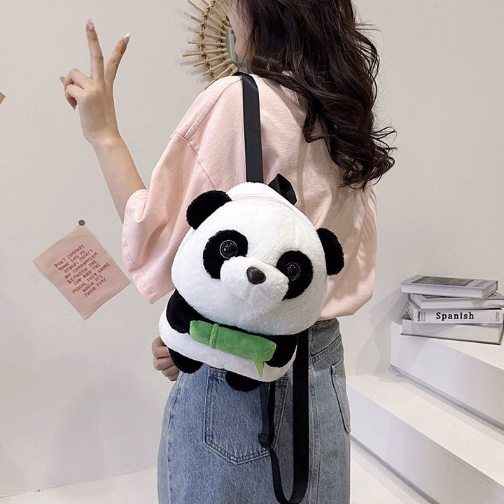 Balo Gấu Trúc Panda Ôm Ống Trúc Nhồi Bông Size Lớn Đáng Yêu Đựng Ipad - Dmastore - Ảnh 19