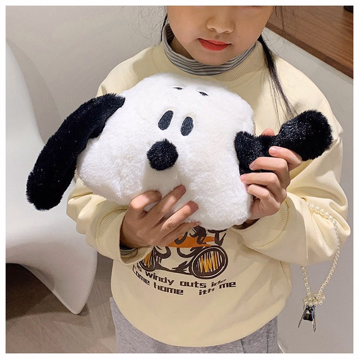 Túi Đeo Chéo Hoạt Hình Chó Đen Trắng Snoopy Ngộ Nghĩnh Đáng Yêu - Dmastore - Ảnh 6