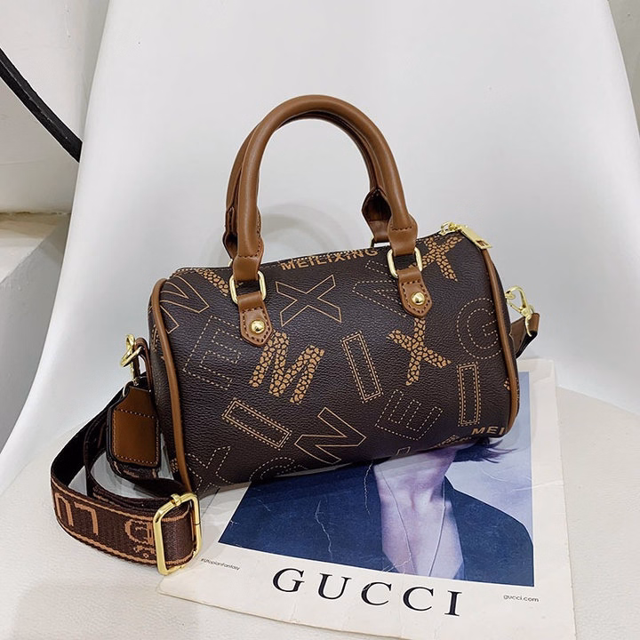 Túi Xách Đeo Vai Dáng Trống Hoa Văn Xinh Xắn, Phong Cách Hiện Đại Pp509 - Pipi Store - Ảnh 6