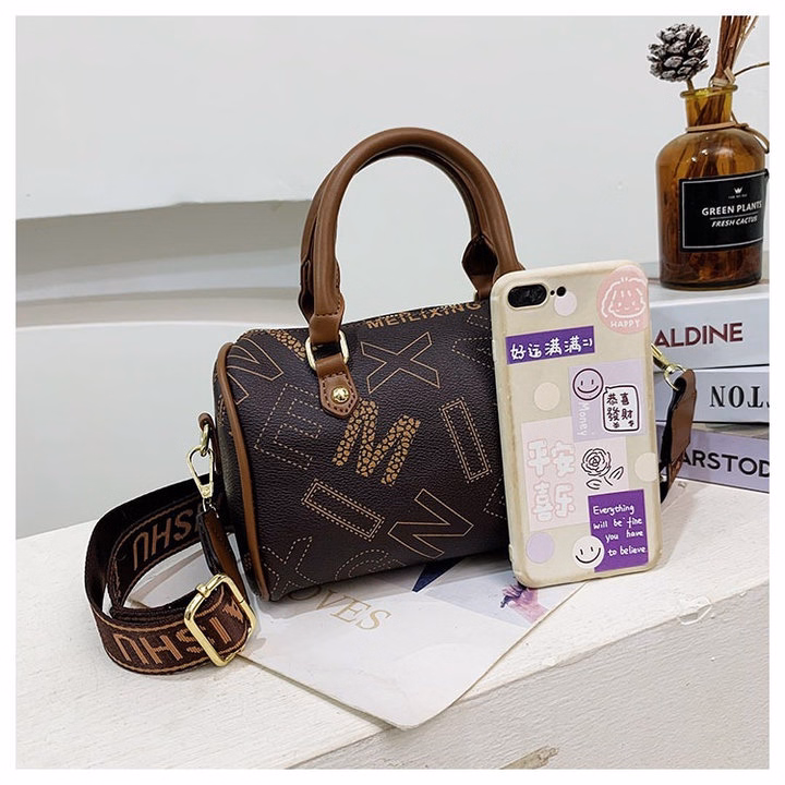 Túi Xách Đeo Vai Dáng Trống Hoa Văn Xinh Xắn, Phong Cách Hiện Đại Pp509 - Pipi Store - Ảnh 12