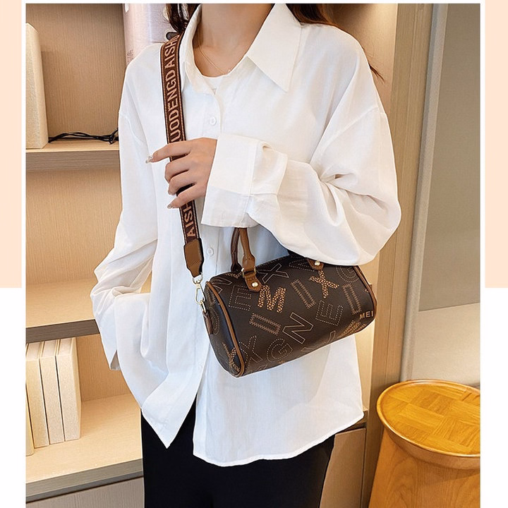 Túi Xách Đeo Vai Dáng Trống Hoa Văn Xinh Xắn, Phong Cách Hiện Đại Pp509 - Pipi Store - Ảnh 15