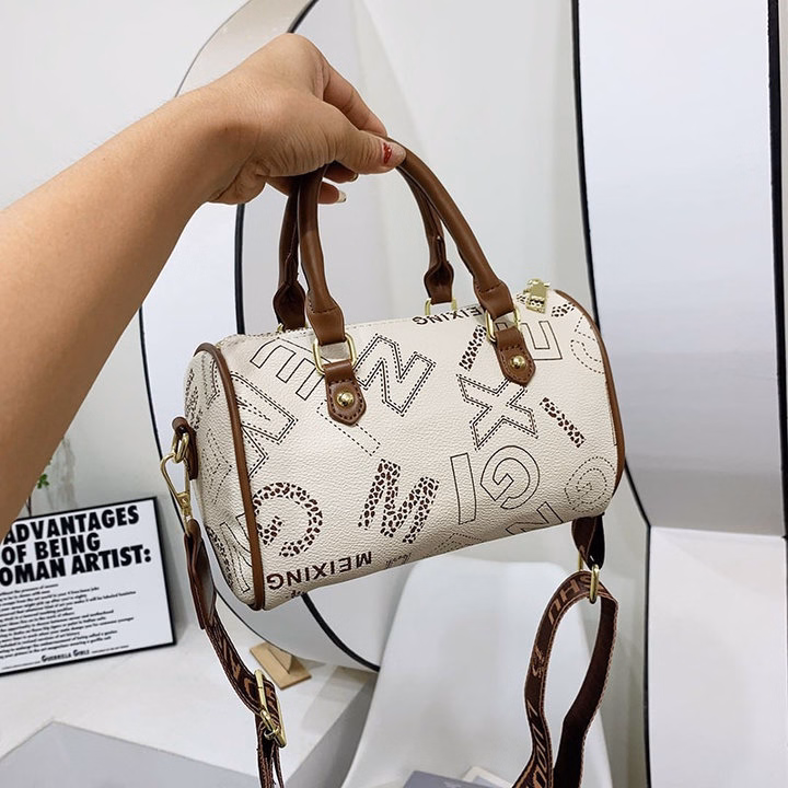 Túi Xách Đeo Vai Dáng Trống Hoa Văn Xinh Xắn, Phong Cách Hiện Đại Pp509 - Pipi Store - Ảnh 16