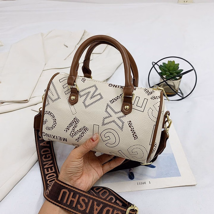 Túi Xách Đeo Vai Dáng Trống Hoa Văn Xinh Xắn, Phong Cách Hiện Đại Pp509 - Pipi Store - Ảnh 19