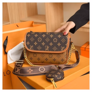 Túi Đeo Chéo Họa Tiết Retro Thời Trang Cực Sang Chảnh Kèm Ví Wh510 - Winnie House