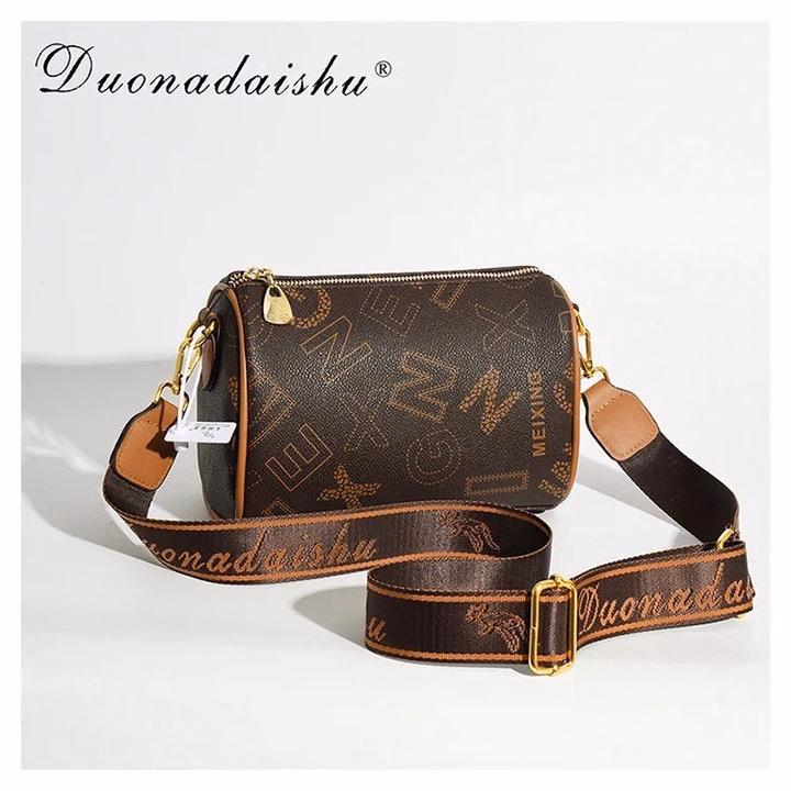 Túi Đeo Chéo Dáng Trống Hoa Văn Xinh Xắn Thời Trang Hàn Quốc Wh514 - Winnie House - Ảnh 4