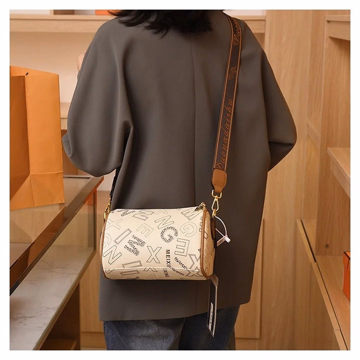 Túi Đeo Chéo Dáng Trống Hoa Văn Xinh Xắn Thời Trang Hàn Quốc Wh514 - Winnie House - Ảnh 6