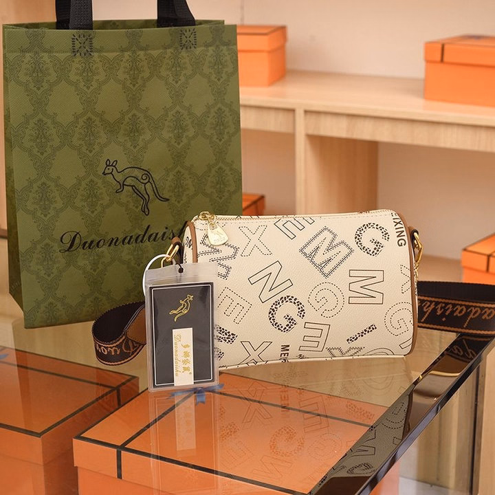 Túi Đeo Chéo Dáng Trống Hoa Văn Xinh Xắn Thời Trang Hàn Quốc Wh514 - Winnie House - Ảnh 8