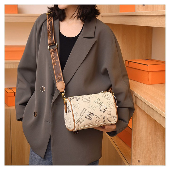 Túi Đeo Chéo Dáng Trống Hoa Văn Xinh Xắn Thời Trang Hàn Quốc Wh514 - Winnie House - Ảnh 7