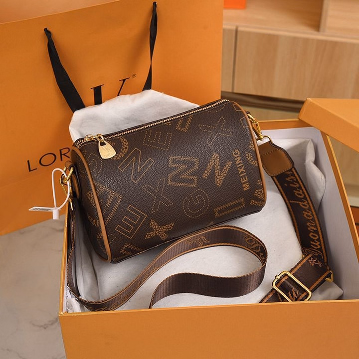 Túi Đeo Chéo Dáng Trống Hoa Văn Xinh Xắn Thời Trang Hàn Quốc Wh514 - Winnie House - Ảnh 12