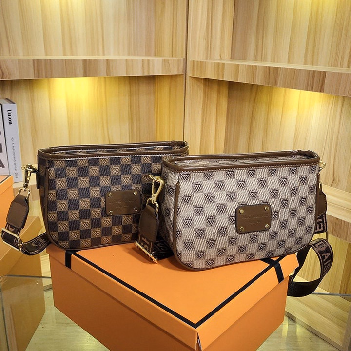 Túi Đeo Vai In Họa Tiết Kẻ Sọc Đơn Giản Chất Lượng Wh515, W346 - Winnie House - Ảnh 2