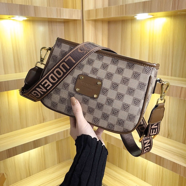 Túi Đeo Vai In Họa Tiết Kẻ Sọc Đơn Giản Chất Lượng Wh515, W346 - Winnie House - Ảnh 7