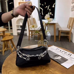 Túi Xách Nữ Đeo Vai Phối 2 Xích Thời Trang Mẫu Mới Pp519 - Pipi Store