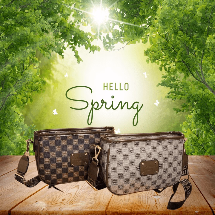 Túi Đeo Vai In Họa Tiết Kẻ Sọc Đơn Giản Chất Lượng Wh515, W346 - Winnie House