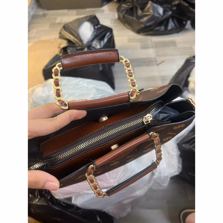 Túi Xách Nữ Công Sở Cầm Tay Hoa Văn Sang Trọng Wh527 - Winnie House - Ảnh 7