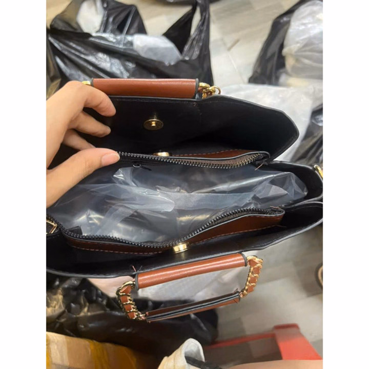 Túi Xách Nữ Công Sở Cầm Tay Hoa Văn Sang Trọng Pp527 - Pipi Store - Ảnh 6