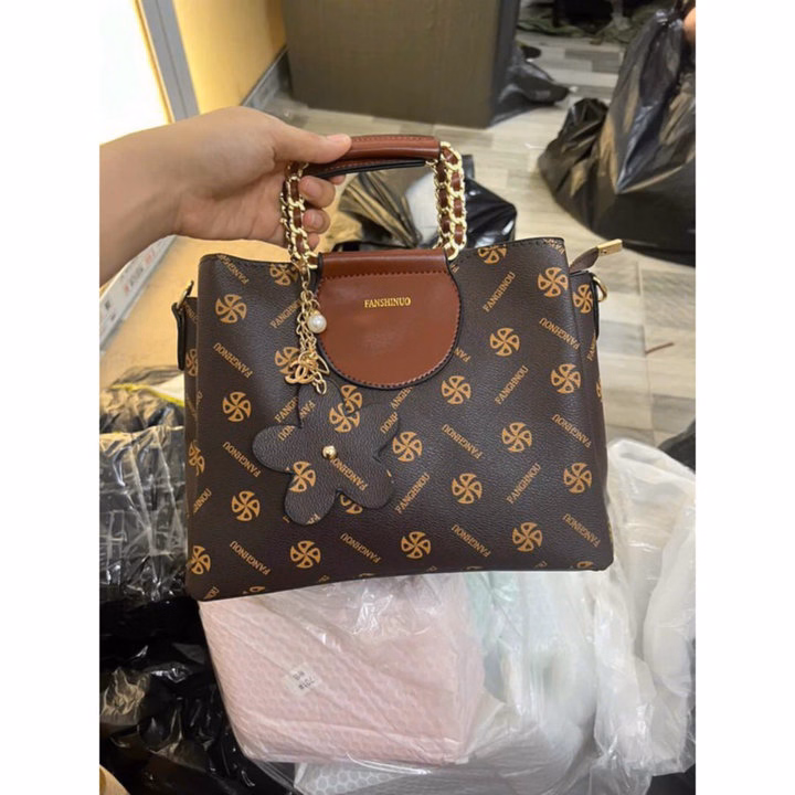 Túi Xách Nữ Công Sở Cầm Tay Hoa Văn Sang Trọng Pp527 - Pipi Store - Ảnh 5