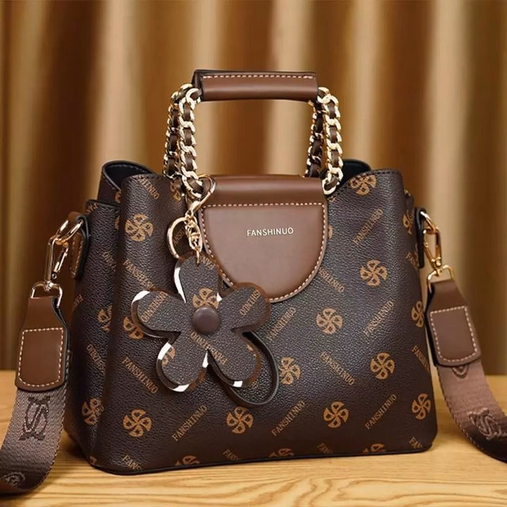 Túi Xách Nữ Công Sở Cầm Tay Hoa Văn Sang Trọng Wh527 - Winnie House