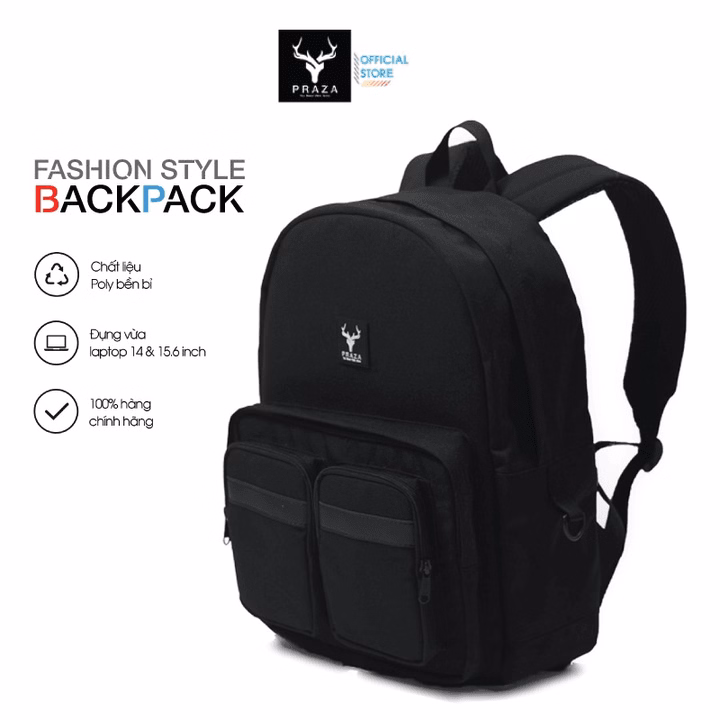 Balo Double Boxbox Thời Trang Trượt Nước Chống Thấm Cao Cấp Bls205 - Praza
