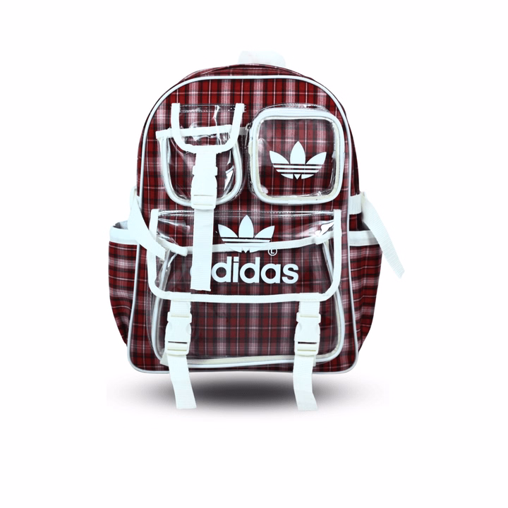 Balo Dù Teen Họa Tiết Caro Túi Hộp - Emi Fashion - Ảnh 2