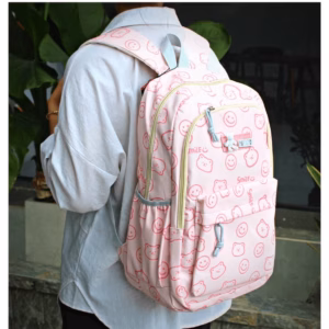 Balo Teen Nền Gấu Dễ Thương - Emi Fashion