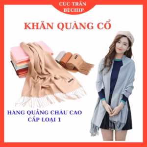 Khăn Quàng Cổ Thời Trang Nam Nữ Cashmere, Hàng Quảng Châu Cao Cấp Loại 1 Ctb558 - Bechip