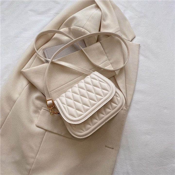 Túi Đeo Chéo Họa Tiết Kim Cương Cổ Điển Phong Cách Phương Tây Wh536 - Winnie House - Ảnh 4