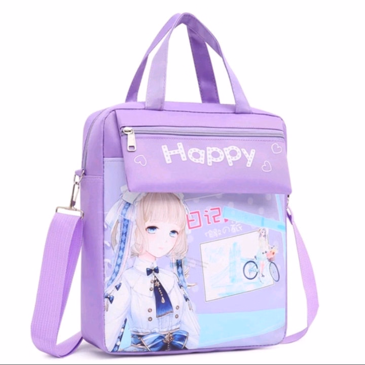 Túi Đeo Chéo Học Sinh Có Quai Xách Đeo Vai-Shop Mẹ Bống - Ảnh 5