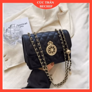 Túi Xách Nữ Đeo Chéo Khóa Vương Miện Tròn Ctb22 - Bechip