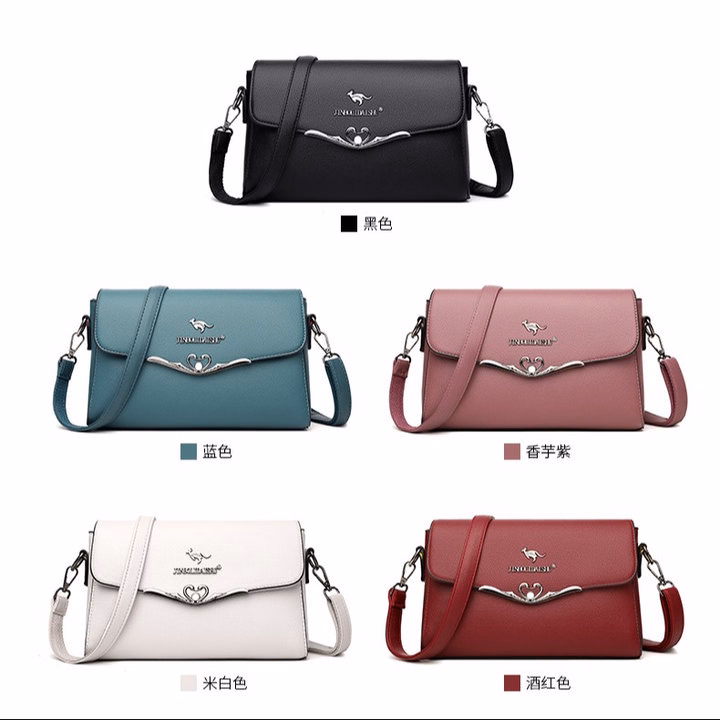 Túi Xách Nữ Đeo Chéo, Đeo Vai Nắp Gập Thời Trang Trung Niên Pp548 - Pipi Store - Ảnh 10