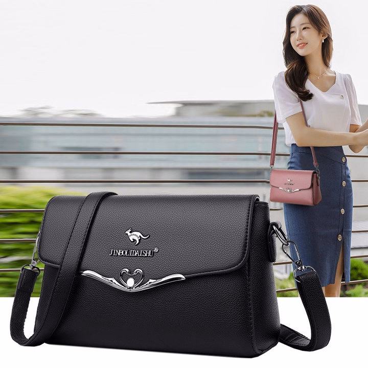 Túi Xách Nữ Đeo Chéo, Đeo Vai Nắp Gập Thời Trang Trung Niên Pp548 - Pipi Store - Ảnh 18