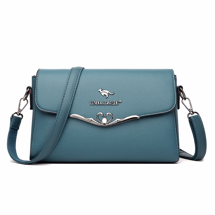 Túi Xách Nữ Đeo Chéo, Đeo Vai Nắp Gập Thời Trang Trung Niên Pp548 - Pipi Store - Ảnh 4