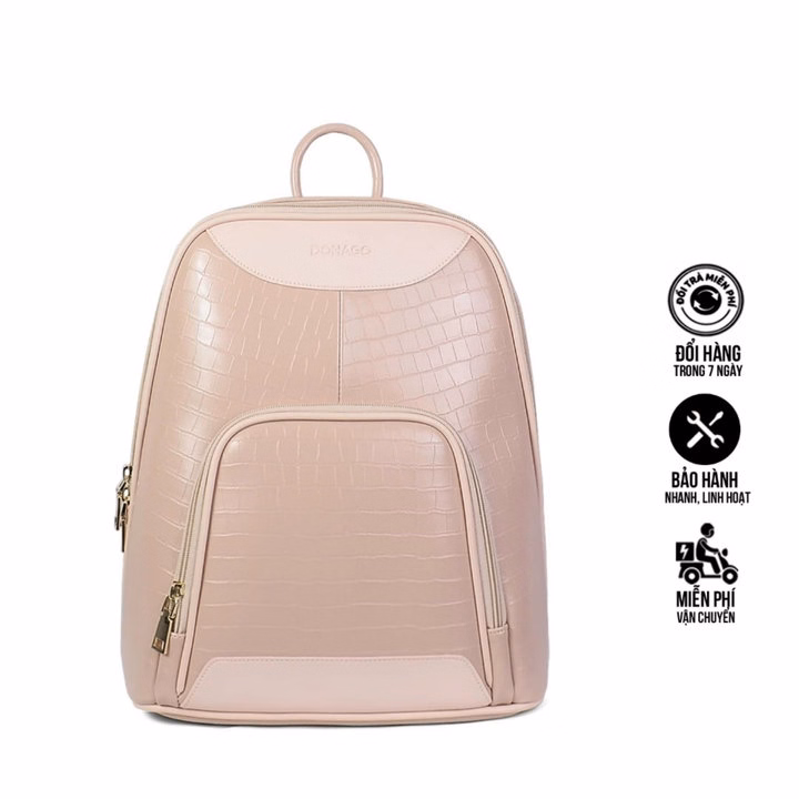 Balo Nữ Họa Tiết Vân Da Cá Đựng Được Tài Liệu Khổ Cao A4 - Pg Bag - Ảnh 3