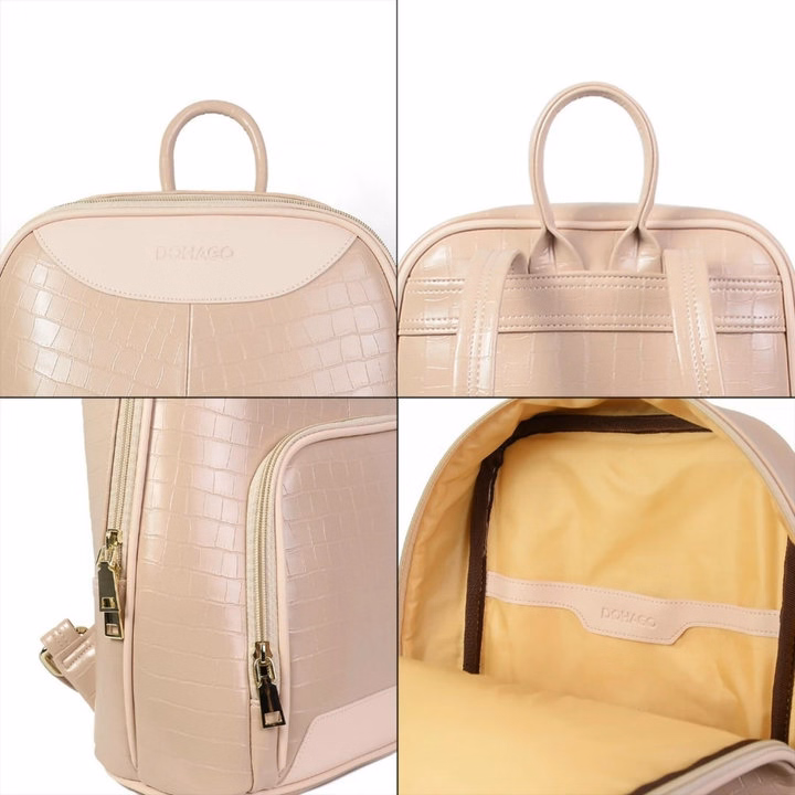 Balo Nữ Họa Tiết Vân Da Cá Đựng Được Tài Liệu Khổ Cao A4 - Pg Bag - Ảnh 7