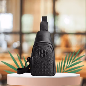 Túi Bao Tử, Đeo Chéo Nam Mặt Cá Sấu Cao Cấp Pp522 - Pipi Store