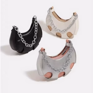 Túi Xách Nữ Dáng Bầu Da Pu Cao Cấp Phối Dây Xích Thời Trang Wh551 - Winnie House