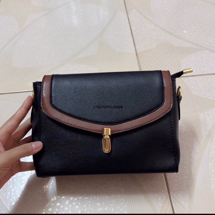 Túi Xách Công Sở Dáng Chữ Nhật Da Mềm Kẻ Viền Khóa Mới Lạ Wh557, W483 - Winnie House - Ảnh 11