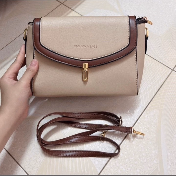 Túi Xách Công Sở Dáng Chữ Nhật Da Mềm Kẻ Viền Khóa Mới Lạ Wh557, W483 - Winnie House - Ảnh 12