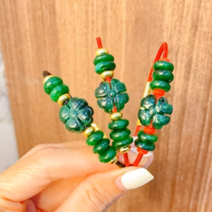 Vòng Tay Cỏ Bốn Lá Sơn Thủy Ngũ Điếu Thiên Nhiên - Thắng Giang