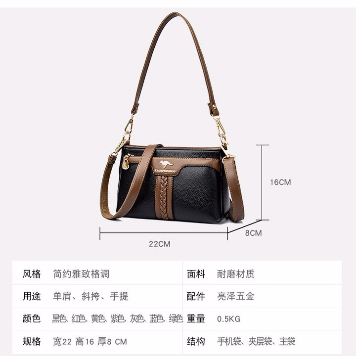 Túi Xách Nữ Đeo Vai Cao Cấp Phong Cách Hiện Đại Âu Mỹ Tvnn459 - Janev - Ảnh 17